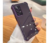 Transparent Plating Magnetic Bracket Phone Case For Samsung A13 A23 A33 A53 A73 A12 A22 A32 A52 A03 A52S Shockproof Soft Cover