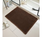 Quick Drying Doormat Linen Woven Bath Mat Non-Slip Super Absorbent Bathroom Carpet Soft Machine-Washable Floor Mat Home
