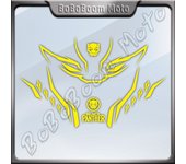 For Shoei HJC KYT Arai AGV Motorcycle Helmet Logo Decal Scratches Stickers Visor Kit Waterproof Decorative AccessoriesVehicle Wraps
