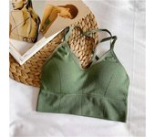 Breathable Sports Anti-sweat Fiess Seamless Yoga Shockproof Crop Women Push up Sport Bra Gym Workout Top