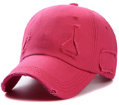 Ropa de calle de moda Hip Hop para Hombre y mujer, gorra con agujero, naranja, Morado, letras, Snapback, Verano
