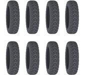 8Pcs Suitcase Wheels Protection Cover Universal Luggage Wheels Protector Silicone Trolley Box Casters Covers with Silent Sound