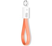 Key Chain Type C Keychain USB Cable Micro USB Keychain Lanyard Design Mini Key Chain Charger Cord 20cm Short Quick Charge