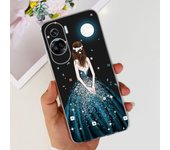 For Honor 90 Lite Case CRT-NX1 Phone Cover Popular Flower Marble Soft Silicone Transparent Funda For Honor 90 Pro Lite 2023 Capa