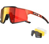 Gafas de Ciclismo Polarizadas con 1 Lente O 4 Lentes Intercambiables TR90 Gafas de Sol Deportivas Mujeres Hombres K9022