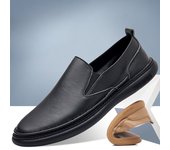 Primera capa de cuero de vaca zapatos casuales para hombres zapatos blancos transpirables para hombres zapatos