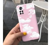 For Xiaomi Poco X4 Pro 5G Case Fashion Feather Painted Silicone Cover For Xiaomi Poco M4 Pro 4G Funda Soft Coque PocoX4 Pro Bags