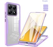 Double Side For Xiaomi 14 Ultra 14T Pro Redmi 13 14C A4 A3 A3X Poco C75 M6 F6 Case Soft Film Screen Protector 360 Cover