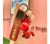 Cartoon resin Puppy Keychain Cute Creative Exquisite Bulldog Key chain Pendant