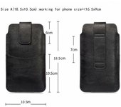 Universal PU Leather Waist Belt Mobile Phone Case Pouch For iPhone Samsung Galaxy Xiaomi Redmi 7 Poco Huawei Honor Oppo Moto Bag