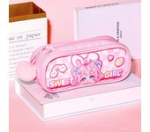 Japanese Korean Cute Ransparent Large-capacity Pencil Case Pencil Bag Pencil Box Pencilcase Kawaii School Stationery Supplies