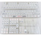 Graffiti Keycap XDA Profile PBT Keycaps 125 Keys For Mx Switch Mechanical Keyboard Custom Cute Anime Key Caps personalizadas Set