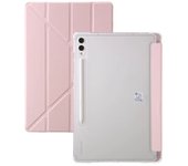For Samsung Tab S10 S9 FE 10.9 Plus 12.4 13.1 inch Case Acrylic Back Cover For Galaxy Tab A9 Plus S9 fe 11" Pen Holder Cases