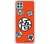 Funda original compatible con Samsung Galaxy A22 5G - Dragon Ball Z Simbolos