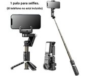 Q18 Gimbal Stabilizer Selfie Stick Tripod Gimbal 360 Rotation Following Shooting Mode with Fill Light For iPhone Xiaomi Andriod