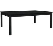 Mesa de Jardín Madera maciza Pino Negro 121x82,5x45 cm