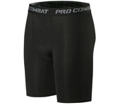 Leggings moulants avec couche de Base de Compression pour hommes, pantalon court de Sport, de course, de basket-ball,