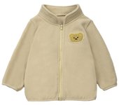 Girls Boys Cartoon Bear Fleece Jacket Stand Collar Cold-Proof Warm Overcoat Outwear Fleece Jackets Windbreaker Coat Zipper Top