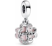 Charm colgante Pandora Trébol Cuatro Hojas de la Amistad