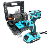TALADRO PERCUTOR 21V 1.5AH 25PIEZAS FERRESTOCK