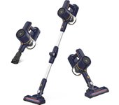 Escoba Aspiradora Sin Cable 20kpa TASVAC N7 Aspiradora Vertical Inalámbrica de Cenizas, 30Min, Varilla Flexible 180°, Aspiradoras Coche para el Hogar con Luz Verde, Cepillo Antienredos, Aspiradora de Mano Recargable y Ligera para Pelo de Mascotas fregasue