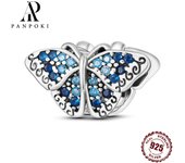 HOT 92 style 925 Sterling Silver Chameleon Firefly Cute Animal Pendant Beads Fit Original Pandora Bracelets Charms Jewelry Gifts