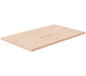 vidaXL Encimera de baño madera maciza sin tratar 60x40x2,5 cm
