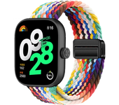 Braided Solo Loop For Redmi Watch 4 Magnetic Buckle Strap Watchband  For Xiaomi mi Band 8 Pro Adjustable Bracelet Wristband Band