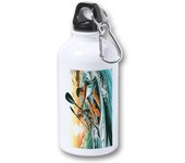 MERCHANDMANIA BIDON 400ML METALICO deporte playa kayak amigos competicion para viaje y deporte