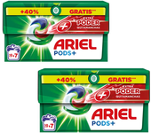Pack De Ariel All-in-One Detergente Lavadora Líquido en Cápsulas/Pastillas,19+7 (26,52 o 78) Lavados, Más Poder Extra Quitamanchas, Limpieza Profunda
