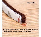 3Meters Brush Strip Self Adhesive Door Window Sealing Strip Home Door Window Sound Insulation Seal Film Door Swal Weather Strip