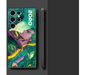 Ones Pieces Zoro Cover Phone Case for Samsung Galaxy S24 Ultra S22 S23 Ultra S21 S20 FE 5G S24 FE Back TPU Shell