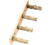 4/6 Steps Wood Ladder Pet Interactive Bird Parrot Toy Ladder for Hamster Cage Funny Grinding Stick Climbing Toy Bird Accessories