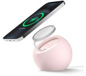 For Apple Magsafe Magnetic Wireless Charger Stand Holder for iPhone 14 1312 Pro Max Mini Silicone Ball Shape Charging Dock Base