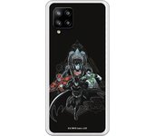 Funda original compatible con Samsung A42 5G - JL Multipersonaje fondo Negro