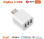 Tuya 5V WiFi/Zigbee Mini USB Power Adaptor Smart Home Micro 1 2 3 USB Adaptor Mobile Phone Charger Works With Alexa Google Alice