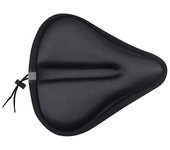 Ajuste de asiento de bicicleta de gel grande para bicicleta estática, comodidad adicional, compatible con bicicleta de interior, bicicleta de giro, bicicleta estacional, al aire libre