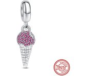 Hot Sales Fit Pandora Original Bracelet Fashion Fish Bone Lipstick Glasses 925 Silver Charm Bead Fine Birthday Jewelry For Women