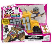 Tech Deck Sk8 Crew Ultra Sk8 Bus con Figura y Skate Juguetes de verano Spin Master