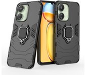 Max Power Digital Funda para móvil Xiaomi Redmi 13c Carcasa Magnética con Anillo Imán Antigolpes Resistente Rígida Dura [Tecnología de Absorción de Golpes]