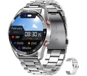 Deportes Bluetooth Hablar Smart WatchBusiness banda de acero inoxidable Hablar WatchECG Watch