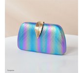 Bolso de noche de las mujeres Bolsa de Fiesta Bolso de estilo de Cadena Bolso elegant Bolso de Hombre Correa Bola Banquete Boda Azul Green