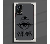 Cool Jujutsu Kaisen Phone Case For Redmi Note 13 12 11 10 9 8 Pro Plus S T 5G 4G Matte Frosted Translucent Cover