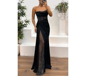 S-XLWomen's Casual Fashion Chest Wrapping Party Dress|2024 New European and American Spring and Autumn Color Ding Splicing Dress