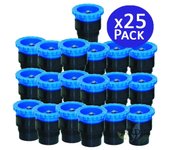 TORO Pack 25 Tobera para difusores de riego Toro T-VAN10 | Alcance 3 m | Boquilla Rosca Macho | Angulo Ajustable