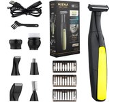 HIENA HYN-210 Electric Shavers Powerful Rechargeable Beard Trimmer Electric Razor Clippers for Men Teen Boys Face Beards