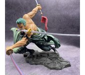 Hot One Piece 10cm Anime Figure GK Roronoa Zoro Three-blade Sa-maximum Manga Anime Statue Action Figure Collection Model Kid Toy