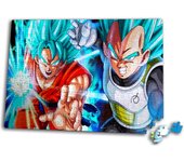 MERCHANDMANIA PUZZLE 192 PIEZAS GOKU VEGETA SSJ BLUE rompecabezas puzle para adulto