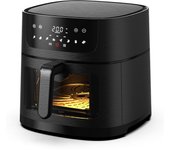 Freidora de aire sin aceite 6L/16L, Ostarkdom Temperatura Regulable hasta 200 ° C, Temporizador 60 minutos, Apagado automático, 1500W