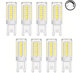 8X G9 LED bulb dimmable 7W 9W 12W 15W 220V flicker-free 360° beam angle, household lighting bedroom living room 450LM